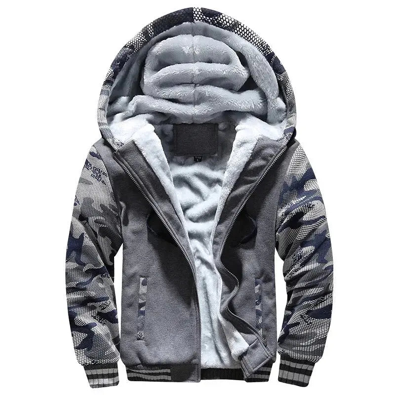 Caden - Stylish Men's Hooded Jacket With Thicker Design For Winter Adventures 5