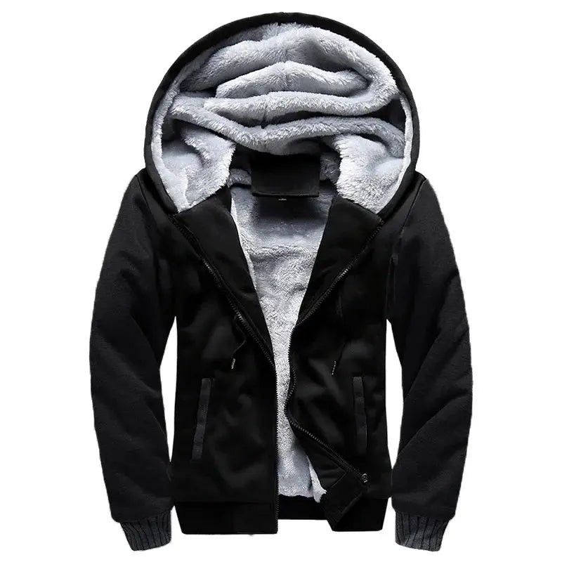 Caden - Stylish Men's Hooded Jacket With Thicker Design For Winter Adventures 7