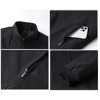 Caden - Thick Waterproof Men's Jacket With Stand Collar For Business And Casual Wear 4