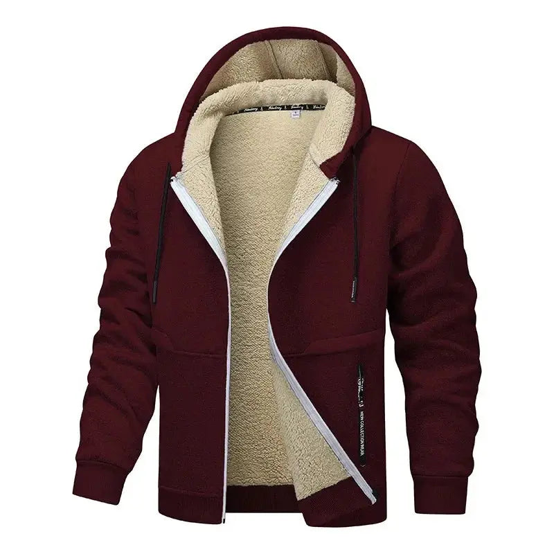 Caden – Relaxed Fit Men's Fleece Jacket For Casual Wear This Winter 4