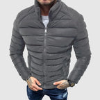 Caden – Slim-Fit Men's Puffer Jacket With High Collar For Urban Winter Style 2