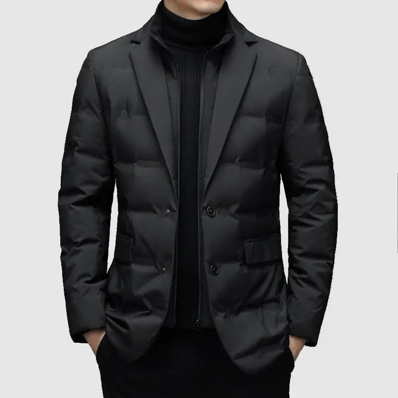 Caden – Slim-Fit Men's Winter Jacket With Quilted Design For Casual And Professional Wear 0