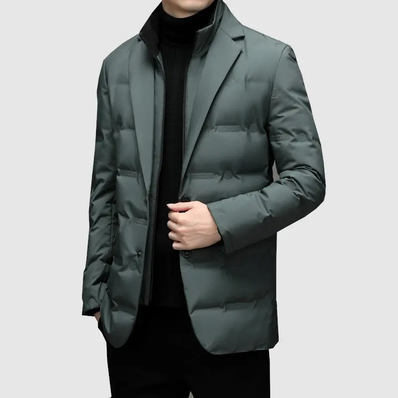 Caden – Slim-Fit Men's Winter Jacket With Quilted Design For Casual And Professional Wear 3