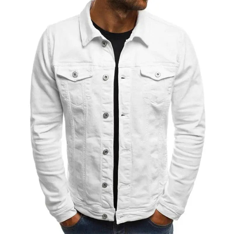 Caden – Stylish Men's Jacket With Button Closure And Front Pockets For Casual Outings 2