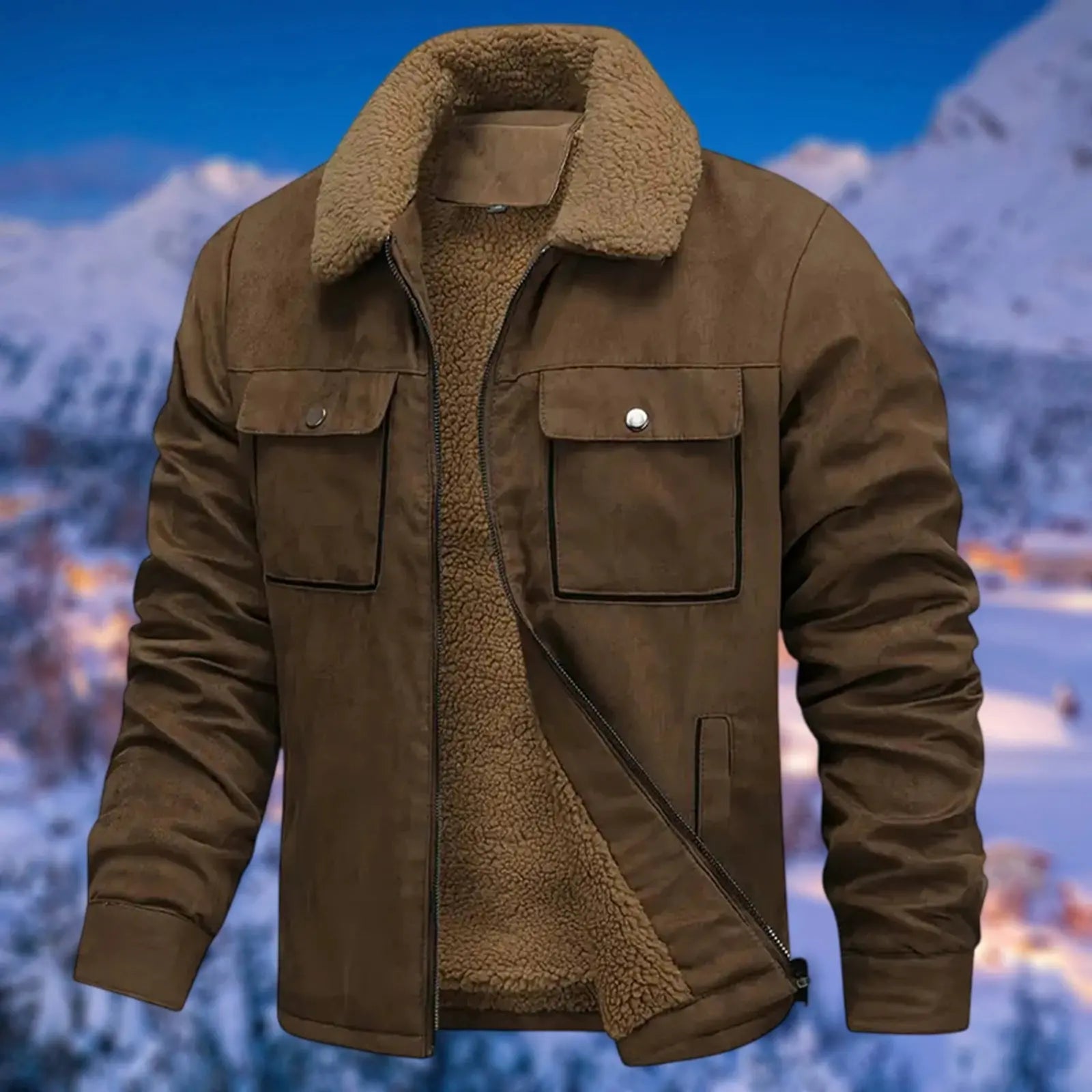 Caden - Thickened Cotton Jacket with Multi-Pocket Design for Casual Wear 7