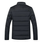 Caden – Modern Men's Quilted Jacket With Stand-Up Collar For Cold Days 2