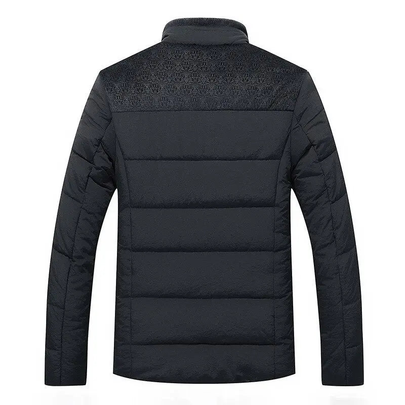 Caden – Modern Men's Quilted Jacket With Stand-Up Collar For Cold Days 2