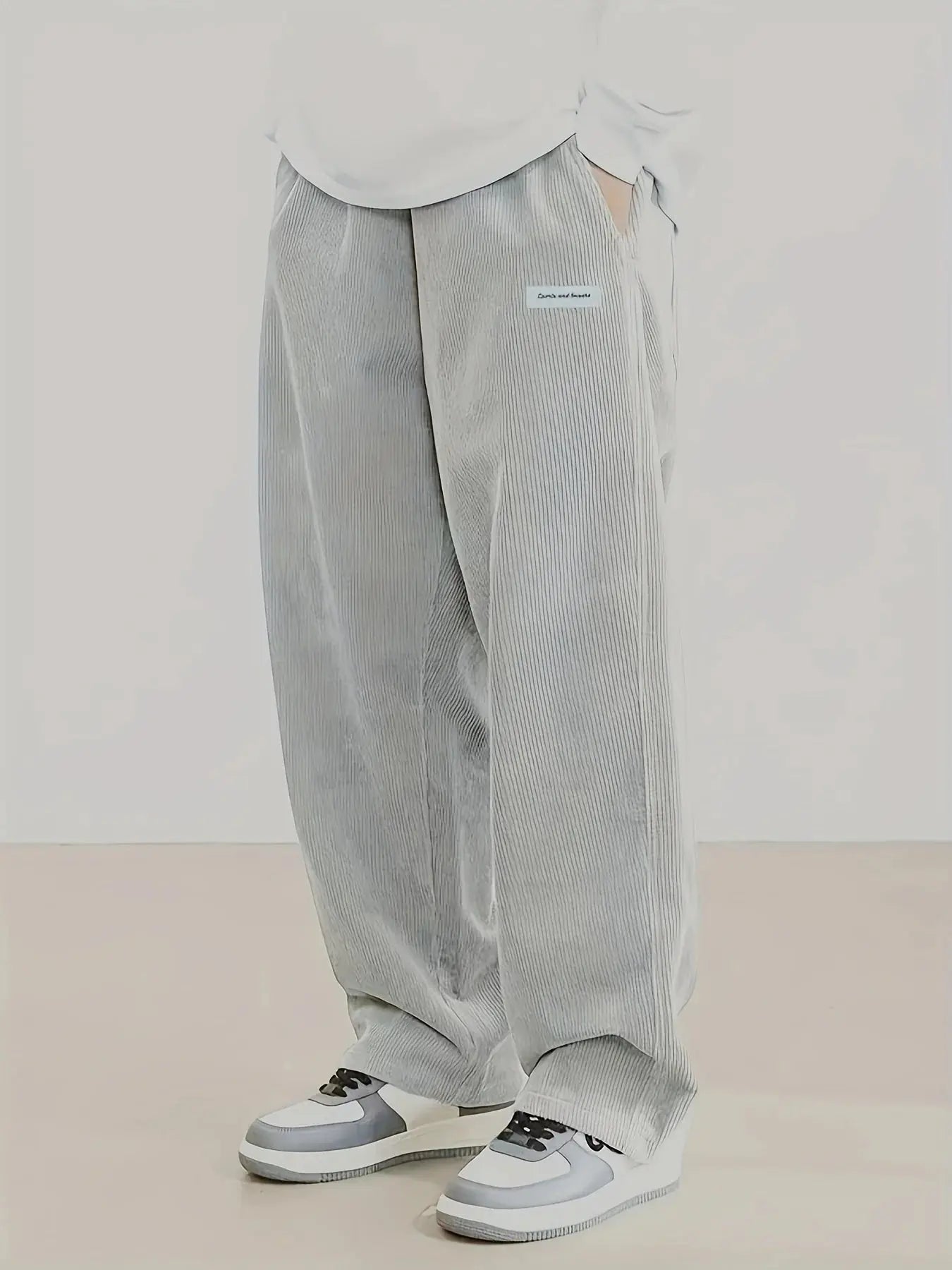 Caden - Casual Loose-Fit Men's Corduroy Pants With Multi-Functional Style For Daily Travel 2