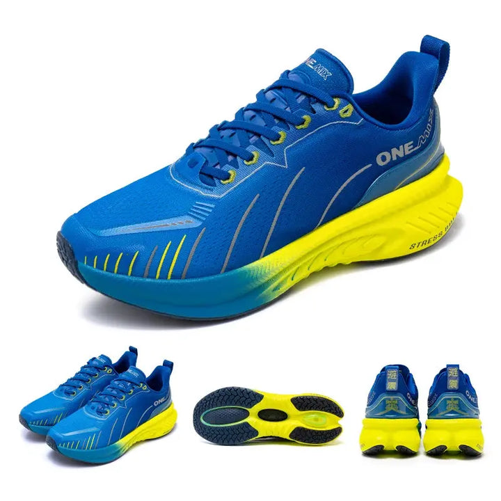 MunaWear  Men's Running Shoes  Liam – Ultra-Lightweight Shock Absorbing Running Shoes for Men with Non-Slip Outsole & Reflective Feature