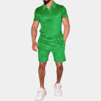 Rob - Stylish Men's Short Set with Modern Polo & Comfortable Tailored Shorts, Available in Size S-XL 2