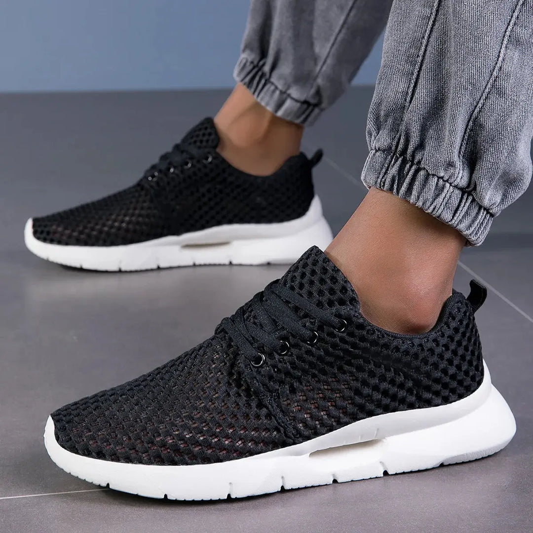 Ethan – Men's Lightweight Breathable Mesh Slip-On Trainers for Casual Summer Wear, Size 7-12 0