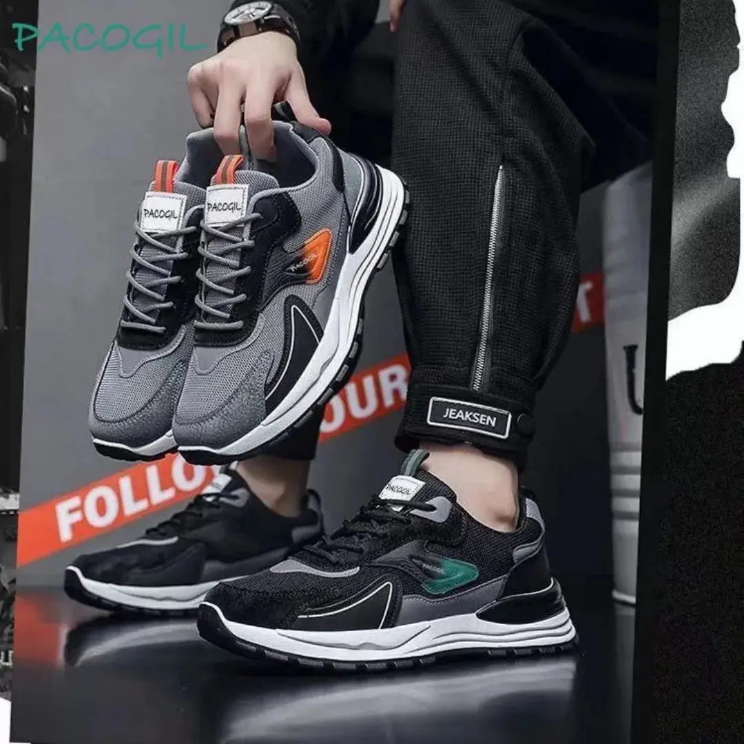 Caden - Breathable Men's Sneakers With Lace-Up Design For Running And Casual Wear 3