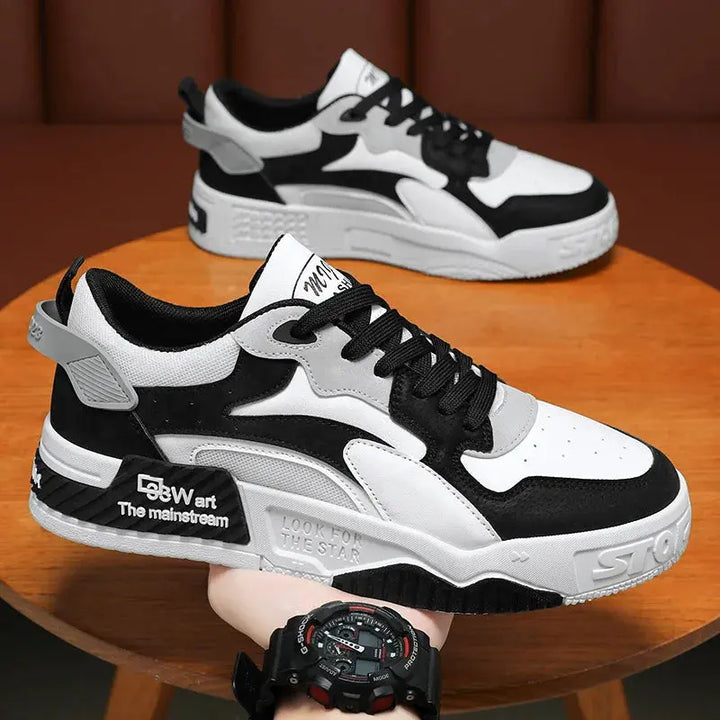 Ethan - Trendy Lace-Up Platform Sneakers for Men, Comfortable Casual Footwear, Size 7-12 1