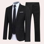 Caden - Slim Fit Men's Suit With Single-Breasted Blazer For Weddings And Formal Events 0