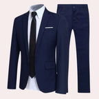 Caden - Slim Fit Men's Suit With Single-Breasted Blazer For Weddings And Formal Events 2