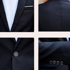 Caden - Slim Fit Men's Suit With Single-Breasted Blazer For Weddings And Formal Events 4