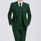 Caden - Tailored Men's Suit With Single-Button Design For Weddings And Formal Events 4