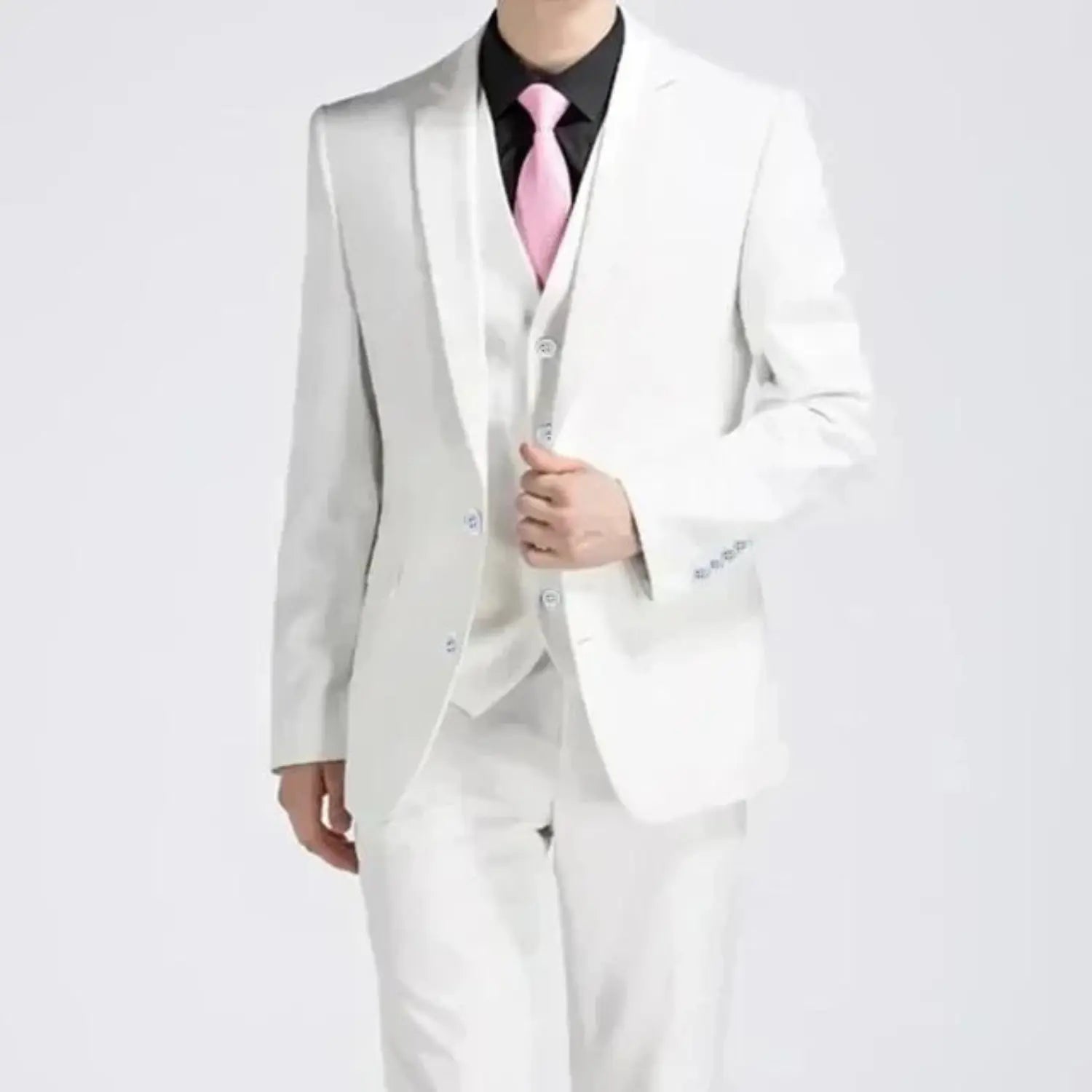 Caden - Tailored Men's Suit With Single-Button Design For Weddings And Formal Events 5
