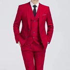 Caden - Tailored Men's Suit With Single-Button Design For Weddings And Formal Events 6