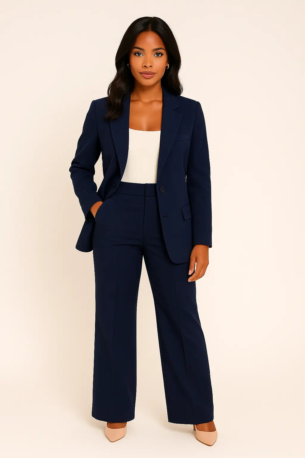 Liora - Tailored Women's Suit Set With Blazer And Trousers For Business And Formal Events 5