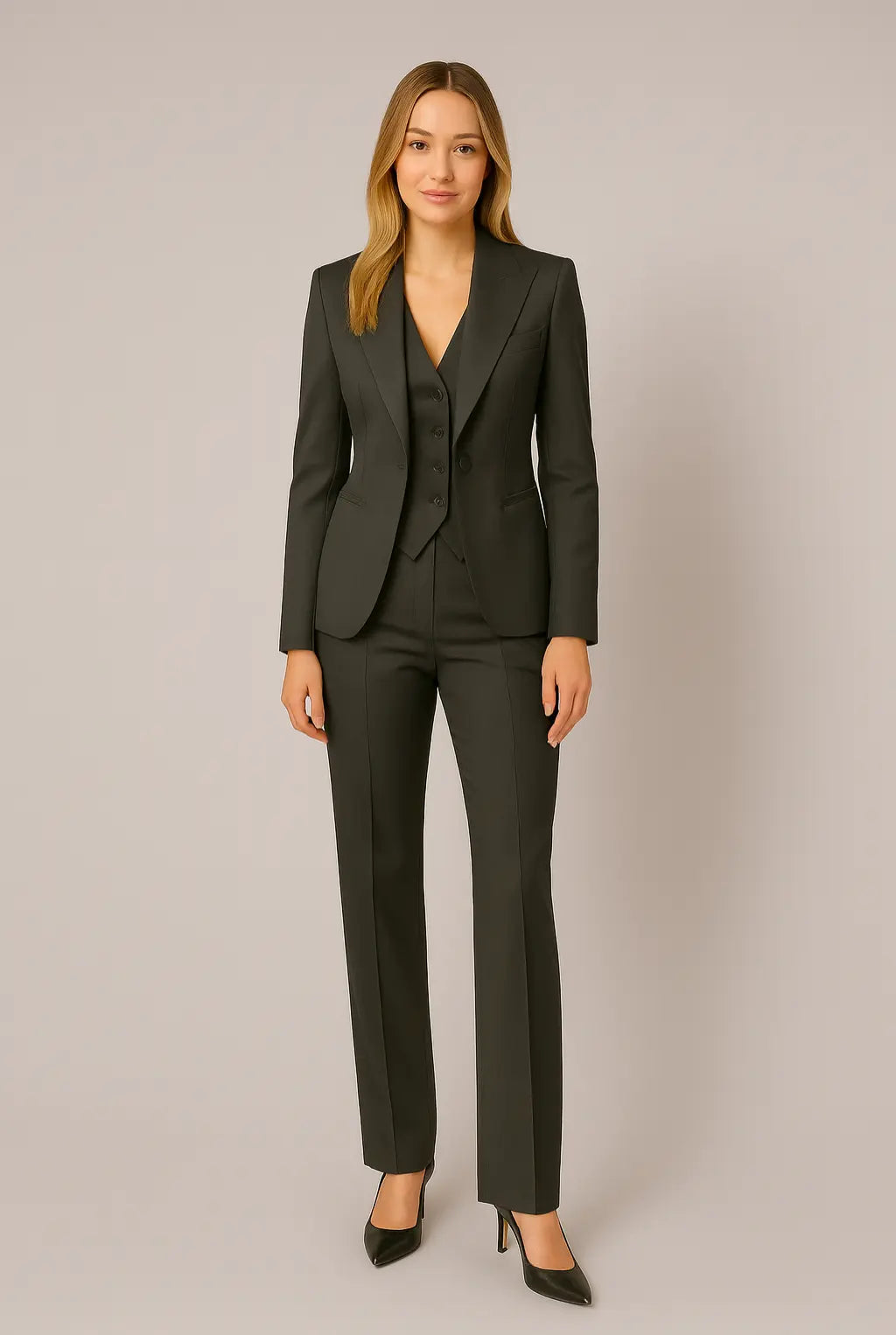 Selina - Elegant Women's Suit With Tailored Blazer And Slim Fit Trousers For Office And Formal Events 0