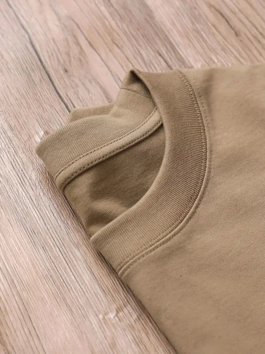 Caden - Heavyweight Men’s T-shirt With Drop Shoulder For Casual Comfort 9