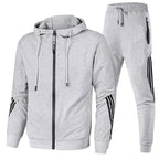 Ethan - Slim Fit Men's Jogging Suit with Zipper and Breathable Fabric for Active Lifestyle Size S-L 1
