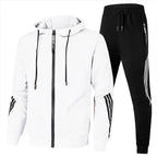 Ethan - Slim Fit Men's Jogging Suit with Zipper and Breathable Fabric for Active Lifestyle Size S-L 2