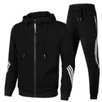 Ethan - Slim Fit Men's Jogging Suit with Zipper and Breathable Fabric for Active Lifestyle Size S-L 3