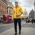 MunaWear - Men's Tracksuits - Sam - Slim Fit Men's Jogging Suit with Zipper and Breathable Fabric for Active Lifestyle - 