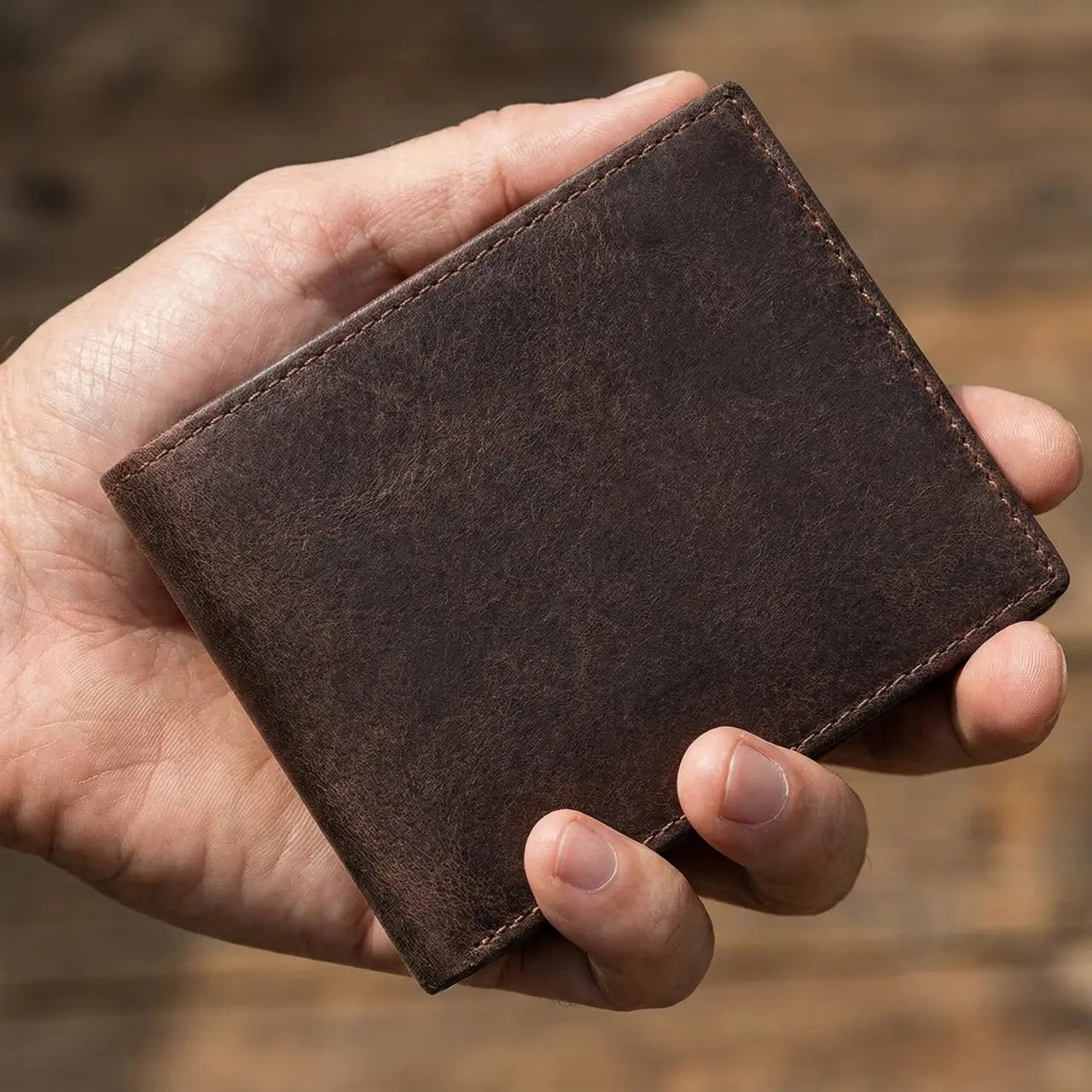 MunaWear - Men's Wallets - Amari - Premium Leather Bifold Wallet With RFID Signal Blocking Feature - 