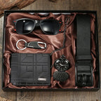 MunaWear - Men's Wallets - Caden - Elegant Men's Bifold Wallet With Embossed Finish For Everyday Use And Gift Giving - Default