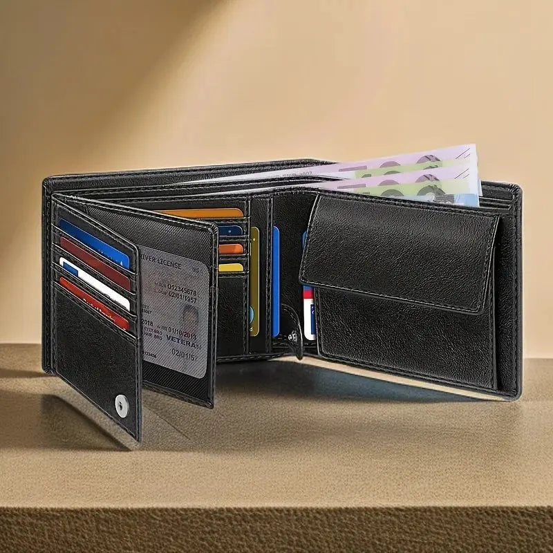 Caden - RFID Anti-Theft Men's Wallet With Large Capacity For Everyday Use 0