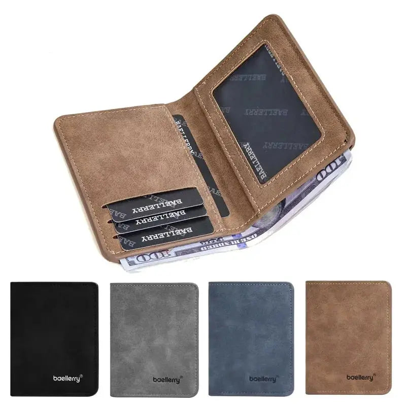 Caden - Stylish Men's Bifold Wallet With Multi-Card Slots For Everyday Use 0