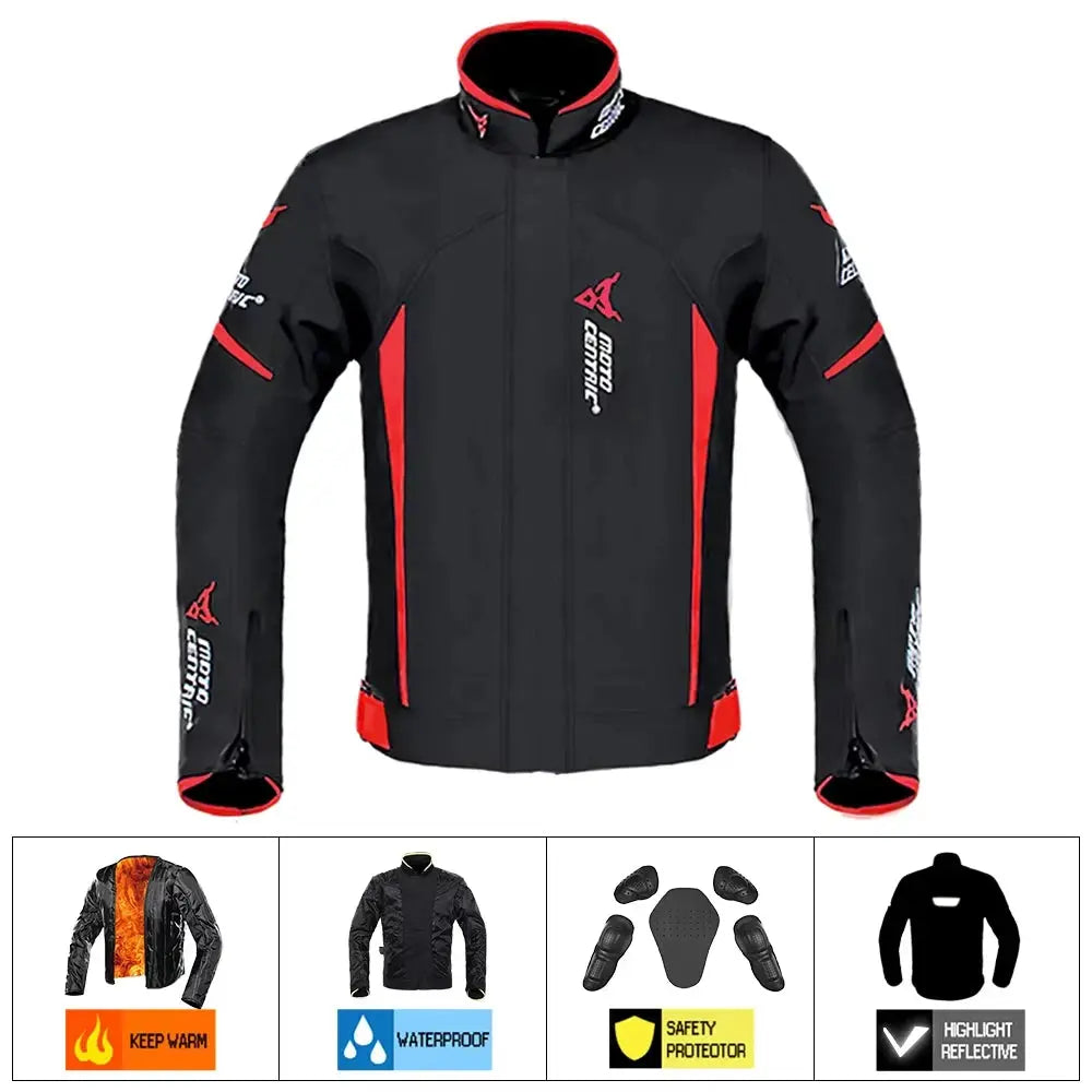 Caden - Waterproof Motorcycle Jacket With Windproof Protection For All Seasons Riding 8