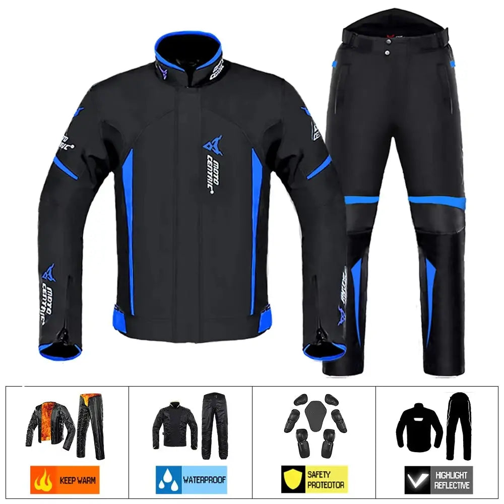 Caden - Waterproof Motorcycle Jacket With Windproof Protection For All Seasons Riding 6