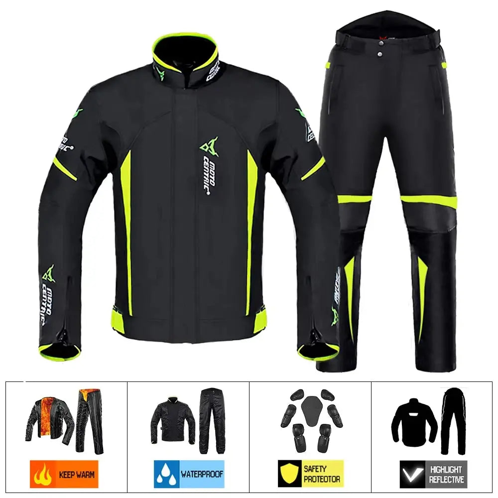 Caden - Waterproof Motorcycle Jacket With Windproof Protection For All Seasons Riding 15