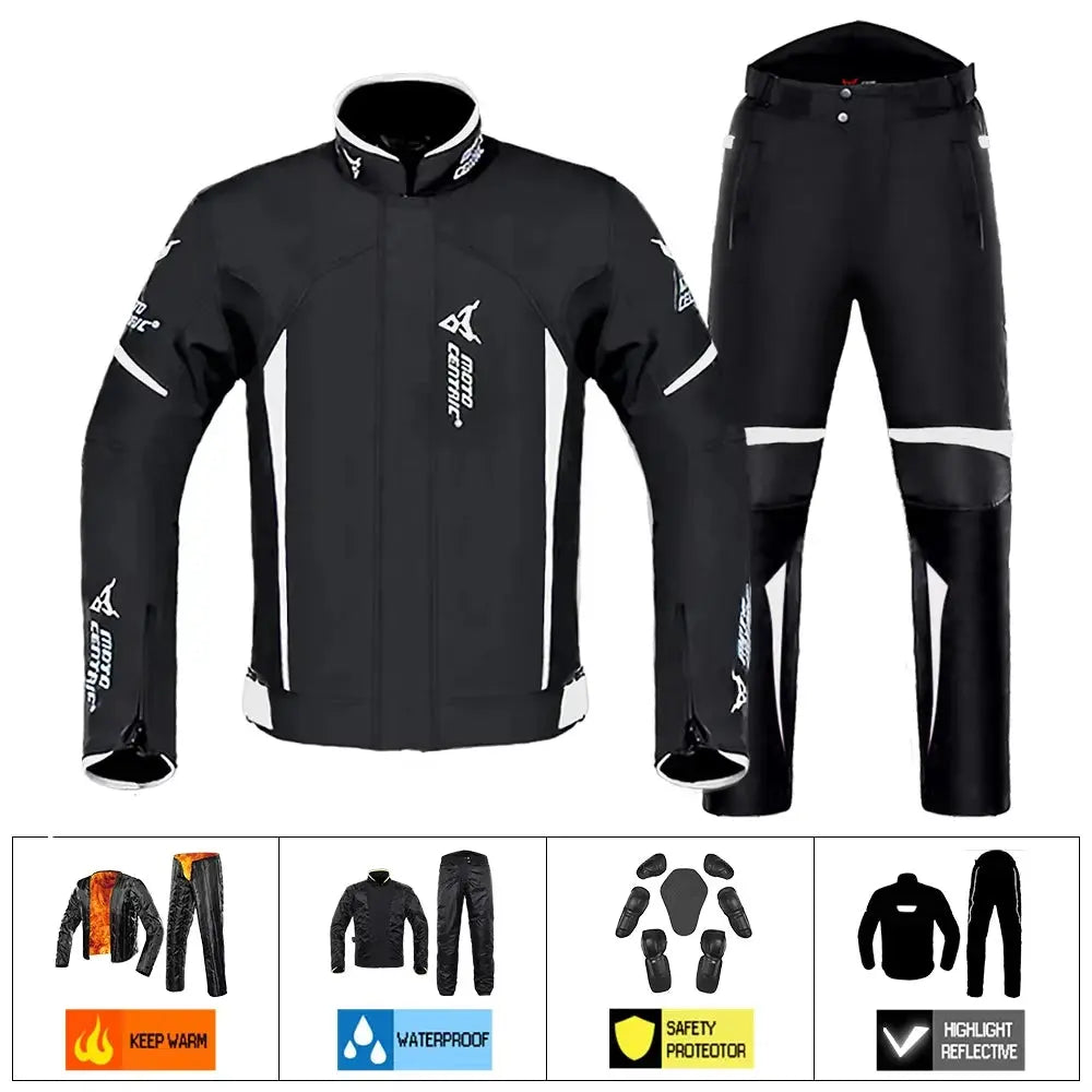 Caden - Waterproof Motorcycle Jacket With Windproof Protection For All Seasons Riding 9