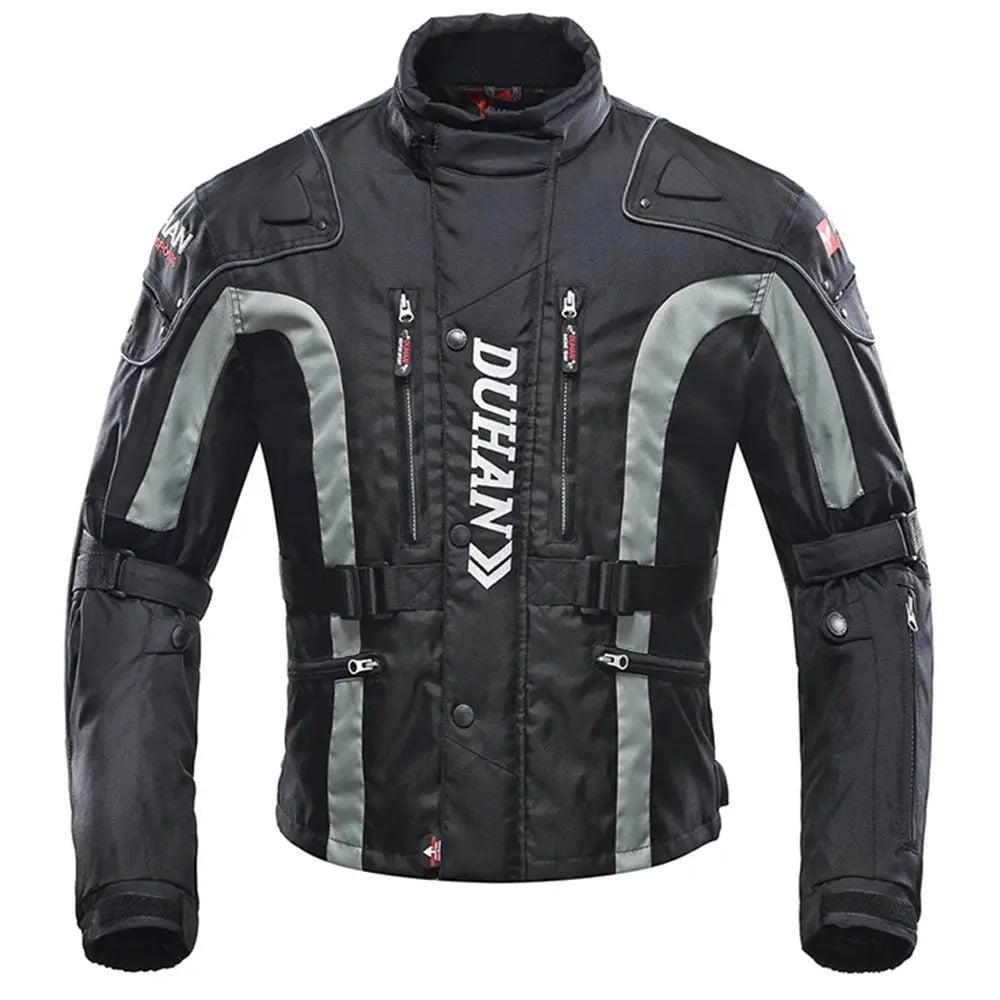 Caden - Durable Men's Motorcycle Jacket With Windproof Design For All-Weather Riding 16