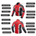 Caden - Durable Men's Motorcycle Jacket With Windproof Design For All-Weather Riding 4