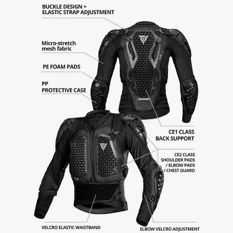 Caden - Protective Motorcycle Jacket With Armor For All-Season Riding