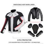 Caden - Waterproof Men's Motorcycle Jacket With Removable Liner For All-Weather Riding 3