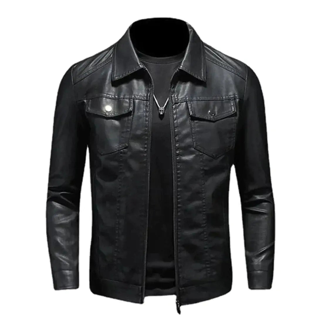 Caden – Classic Men's Motorcycle Jacket With Timeless Design For Riding Adventures 0