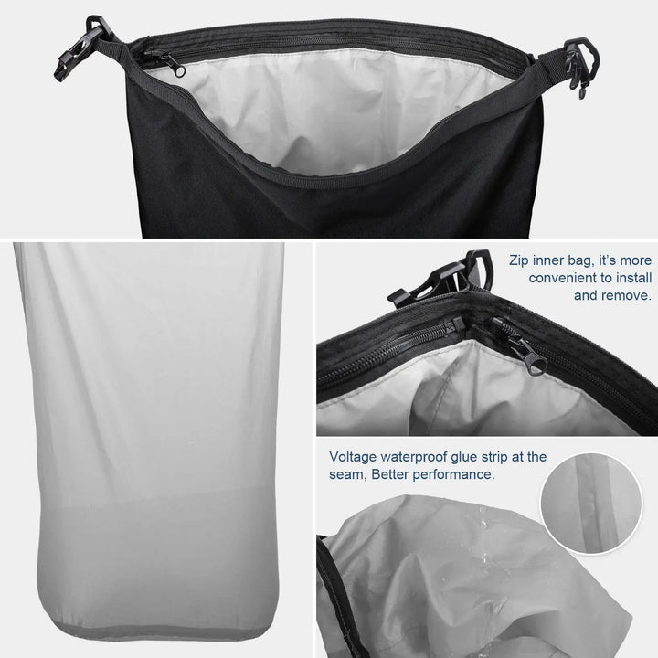 Mia - Waterproof Multifunctional Motorcycle Back Seat Bag in 10L, 20L, and 30L Sizes 4
