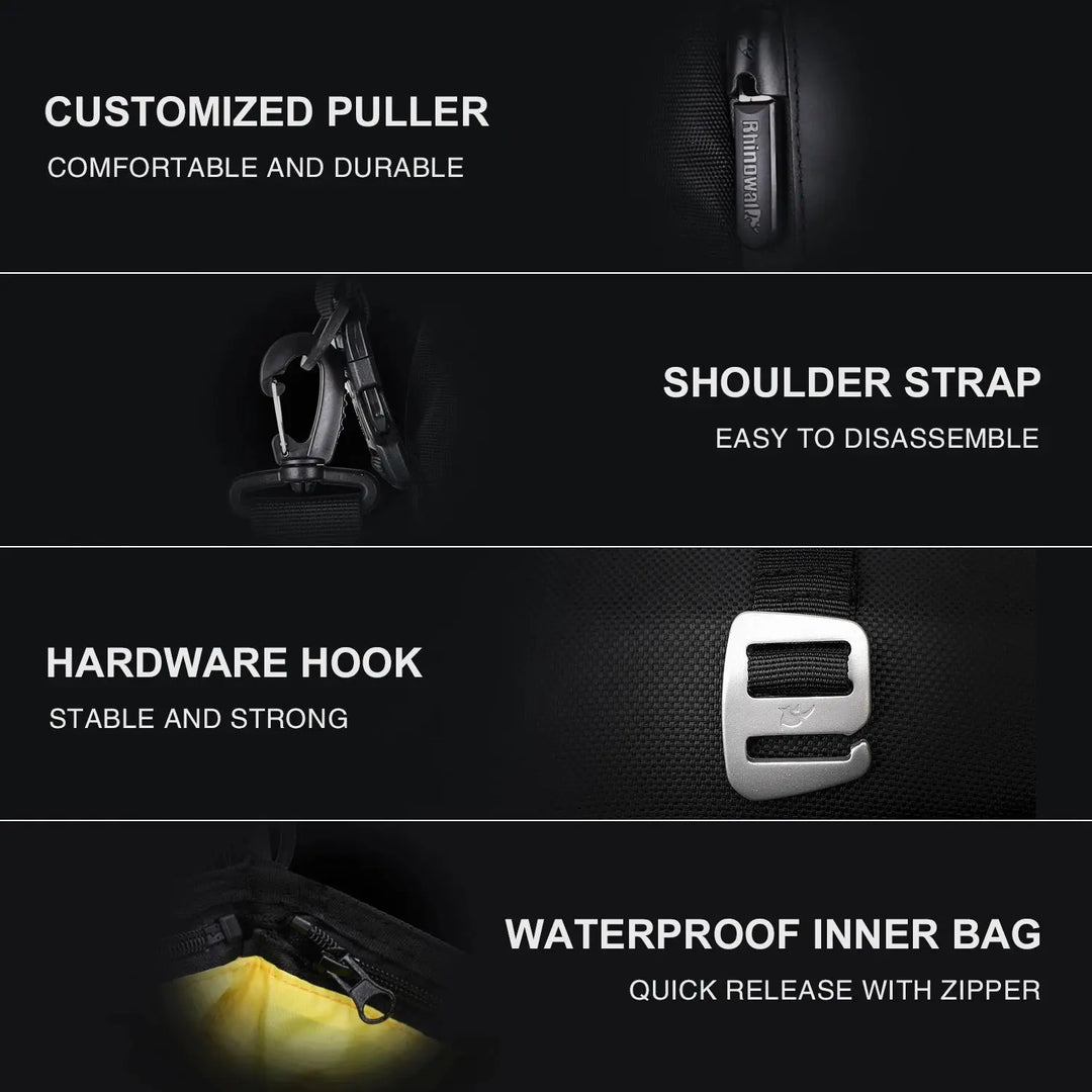 Mia - Waterproof Multifunctional Motorcycle Back Seat Bag in 10L, 20L, and 30L Sizes 6