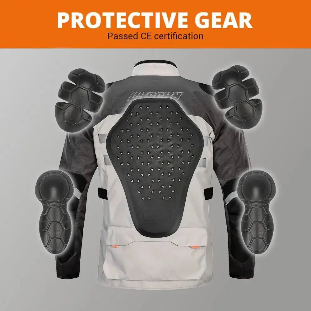 Caden - Cold-Proof Waterproof Men's Motorcycle Jacket With Protective Armor For Winter Riding 2