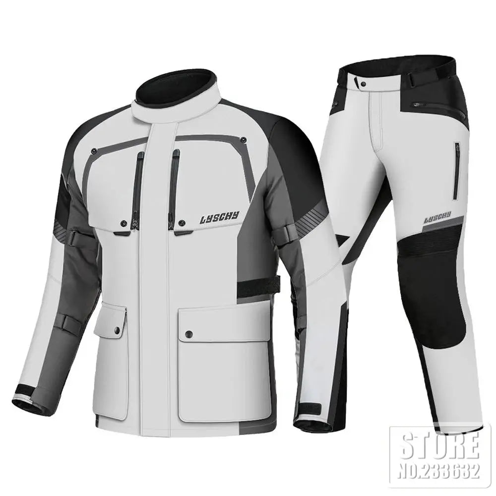 Caden - Cold-Proof Waterproof Men's Motorcycle Jacket With Protective Armor For Winter Riding 19