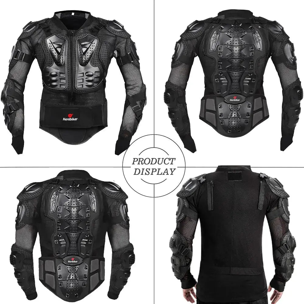 Caden - Full Body Armor Motorcycle Jacket With Ventilation For Riding And Extreme Sports 2