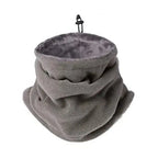 Velon – Adjustable Neck Gaiter With Fleece Comfort For Outdoor Adventures - Light Gray