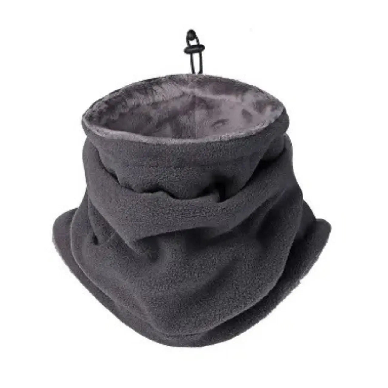 Velon – Adjustable Neck Gaiter With Fleece Comfort For Outdoor Adventures - Dark Gray